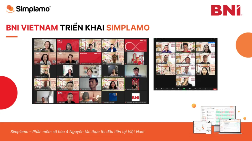 BNI triển khai phần mềm Simplamo