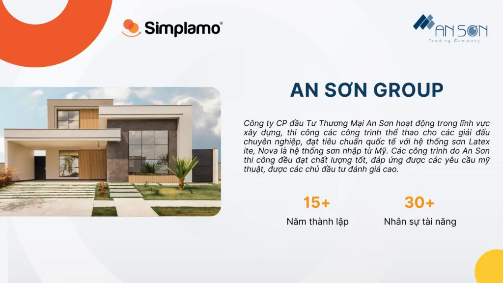 An Sơn operates its business on Simplamo