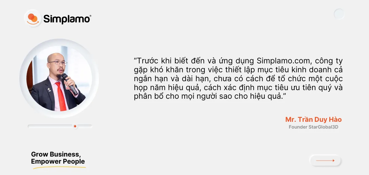 Mr. Tran Duy Hao shares about Simplamo