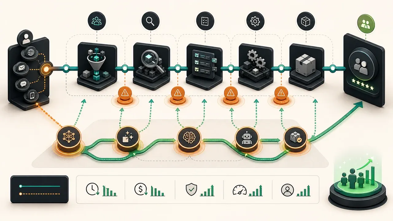 Tích hợp AI vào quy trình lõi tạo giá trị khách hàng