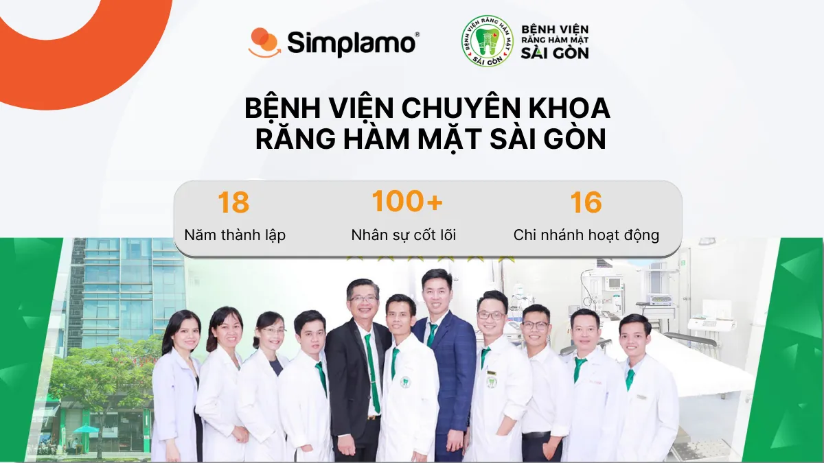 Bệnh viện răng hàm mặt sài gòn triển khai Simplamo