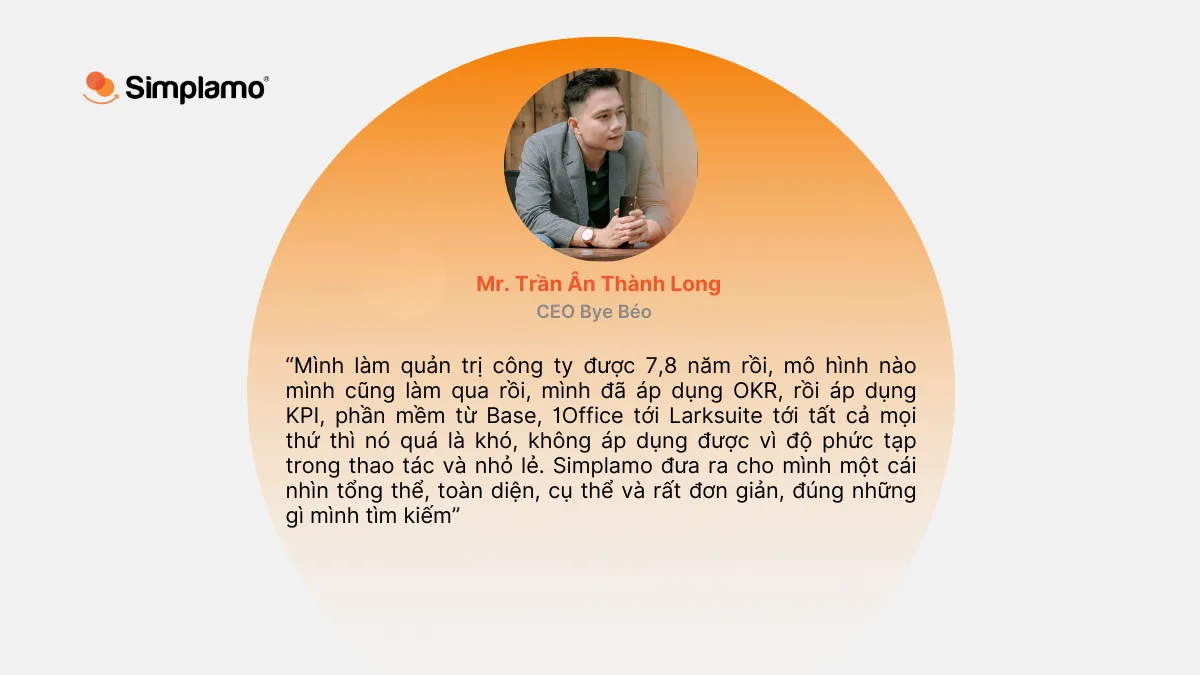 Bye béo triển khai simplamo