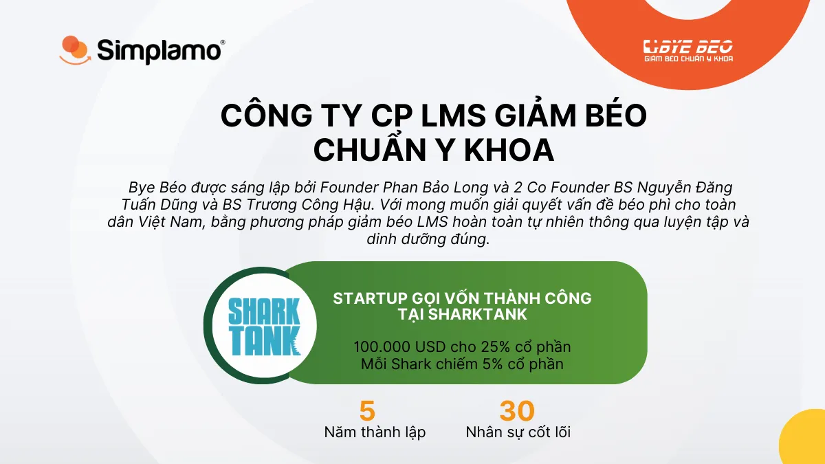 Bye béo triển khai simplamo
