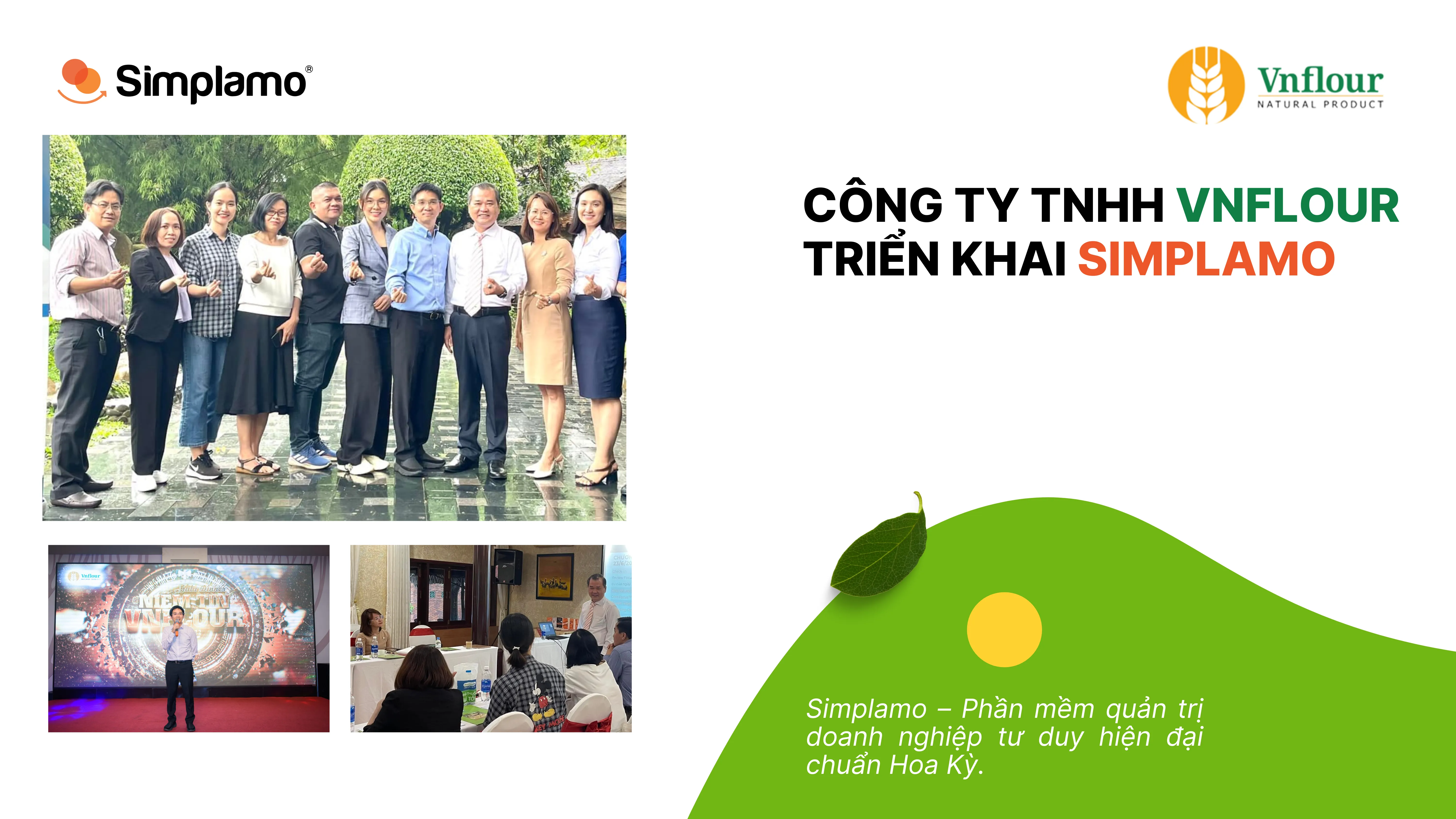 Vnflour triển khai Simplamo